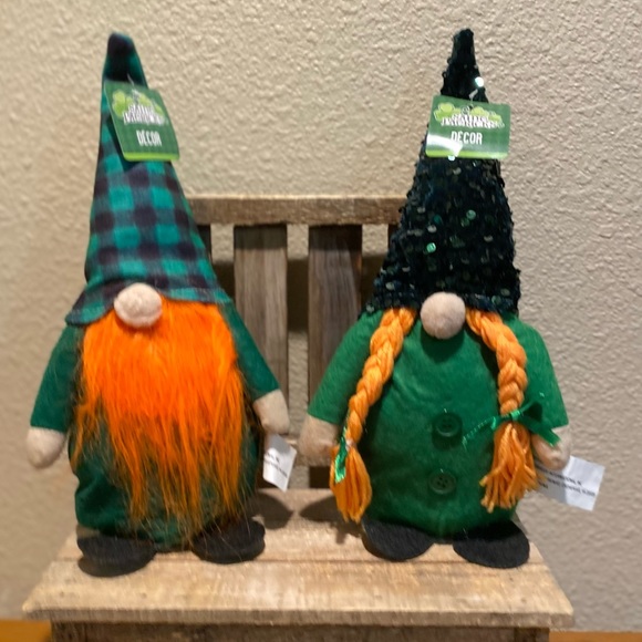 St. Patricks Day Gnome Bundle Of 4, Leprechaun Gnomes, Small Irish Gnomes - Picture 3 of 15